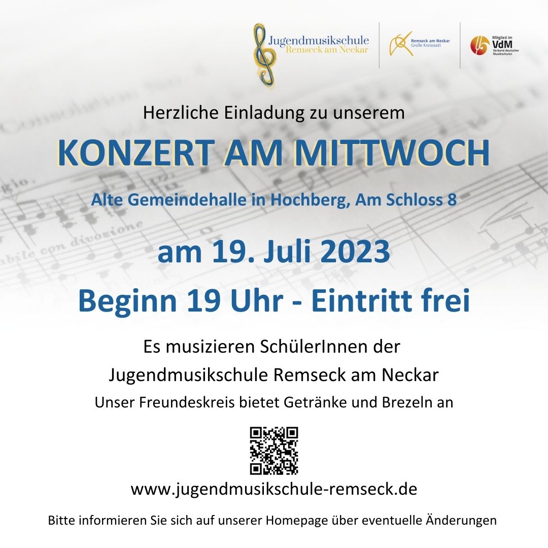 Read more about the article Konzert am Mittwoch