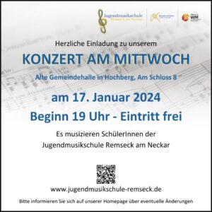 Mehr über den Artikel erfahren Konzert am Mittwoch