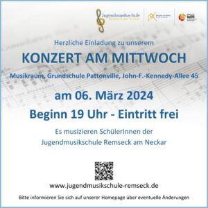 Mehr über den Artikel erfahren Konzert am Mittwoch