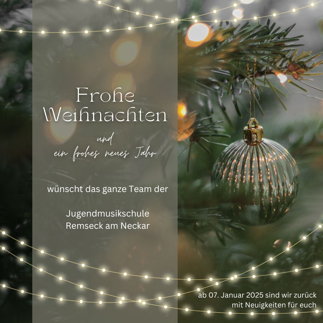 Mehr über den Artikel erfahren Weihnachtsferien